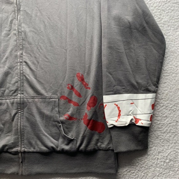 ThinkGeek Hoodie Mens 3XL Sweatshirt Zombie Walking Dead Brain Video Games Nerd - Picture 3 of 15